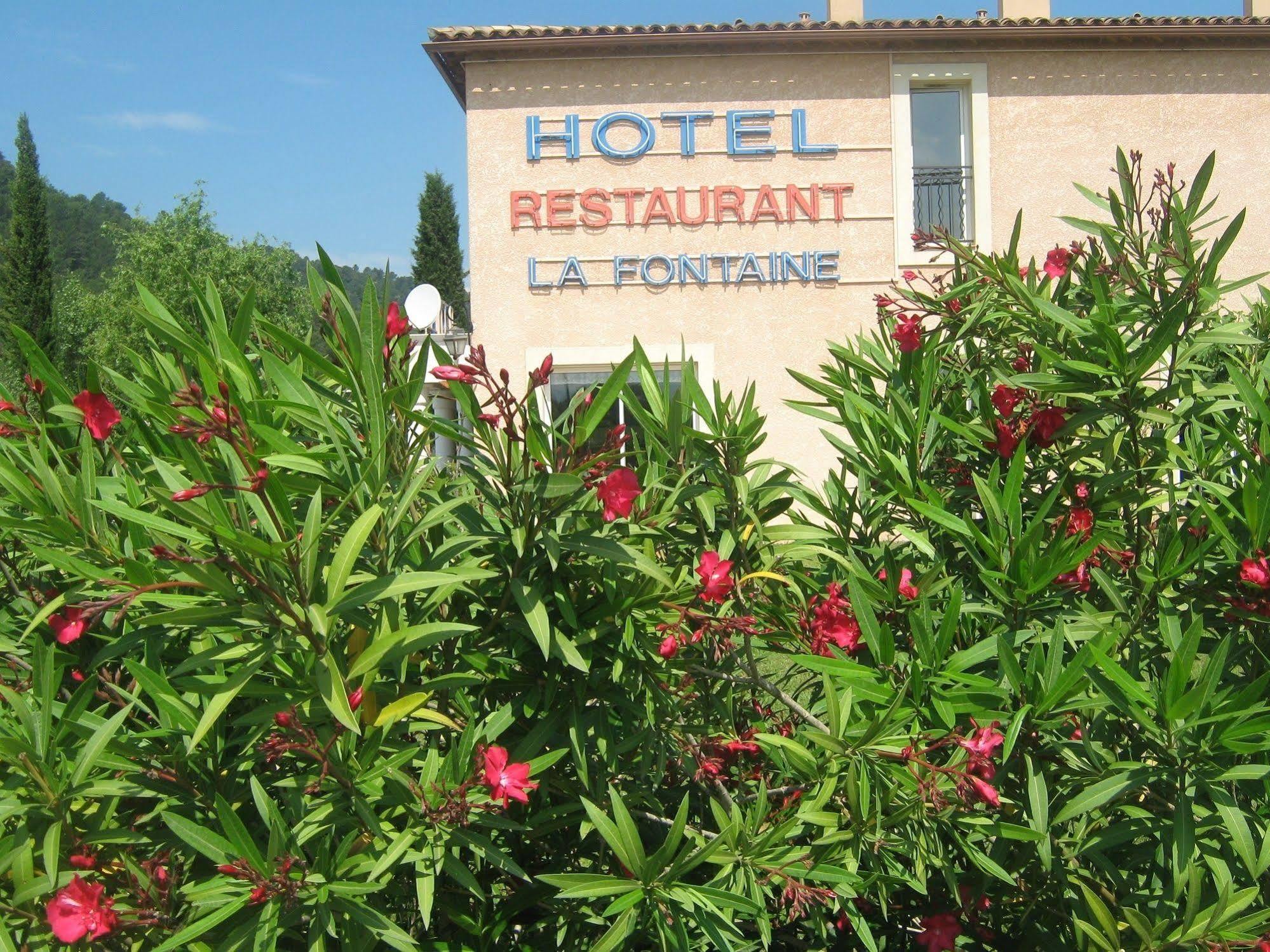 Hotel La Fontaine Vidauban Exterior foto